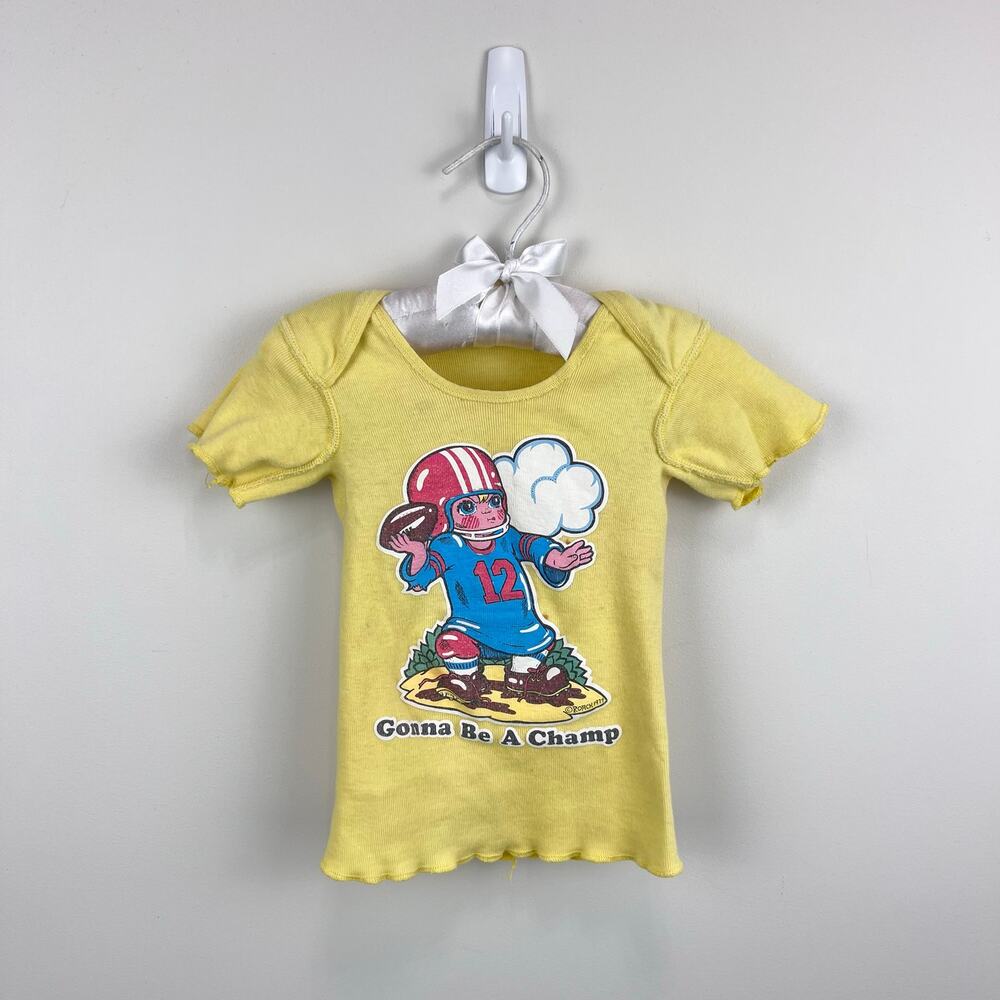 Vintage Carter's Gonna Be A Champ Football T-Shirt 2T USA